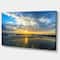 Designart - Beautiful Sunrise and Seashore - Large Seashore Canvas Wall Art